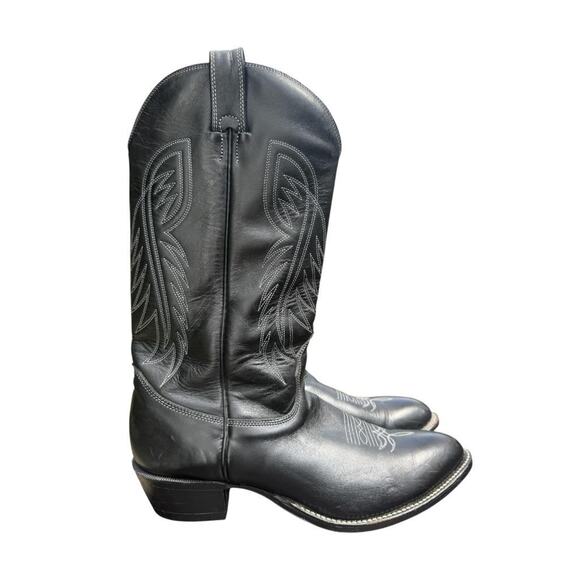 Alberta Boots Other - Alberta Boots Men Black Leather Western Cowboy Boot Men size 14 D